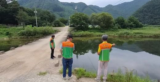 홍천군 자율방재단, 여름철 재난 예방 안전 점검